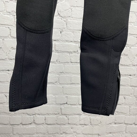 Lemorecn Black Blue Neoprene 3:2 MM Swim Wetsuit Zipped Stretch Kids Size 8 - Picture 6 of 8